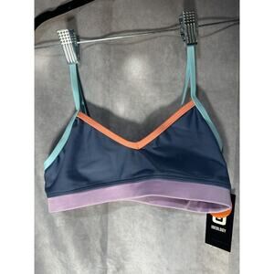 ID Ideology Girls Blue Swim Top Size M